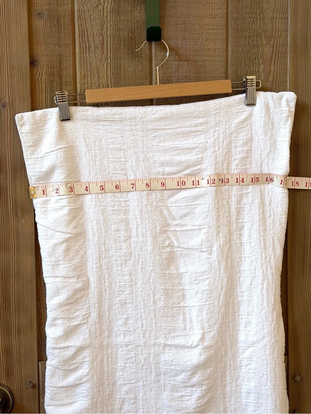 Madison Park White Textured Cotton King Pillowcases Pair – 18” x 34”